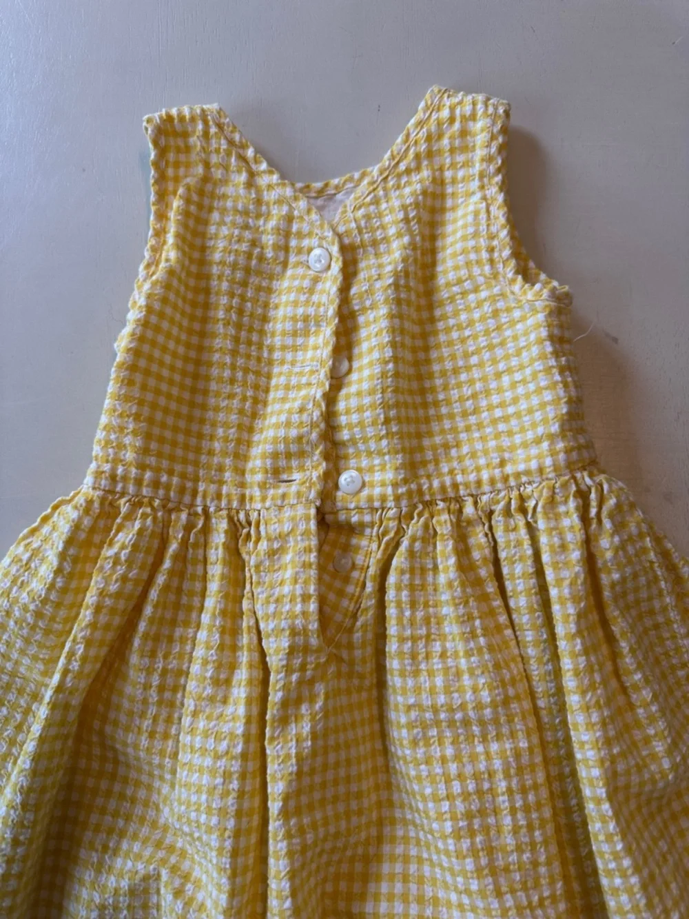 Ralph Lauren Yellow Gingham Dress with Bloomers